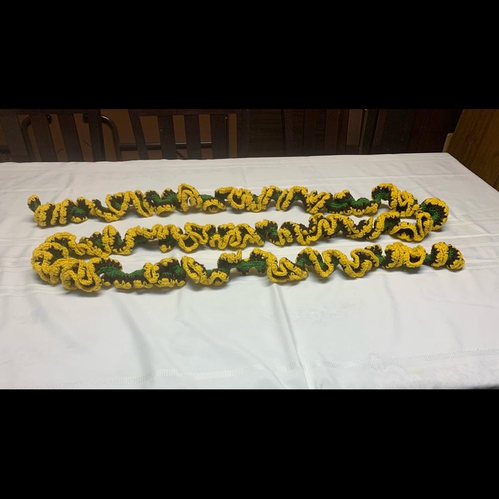 Garland Spiral Ruffle Sunflower Crochet